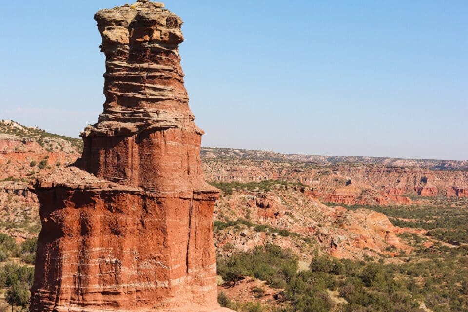 Palo Duro Canyon rock formations, Texas